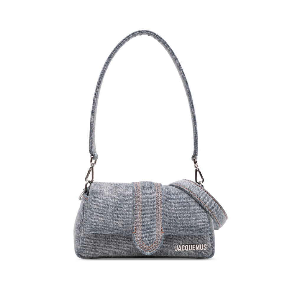 Pre-Loved Jacquemus Small Padded Denim Le Bambimou Satchel